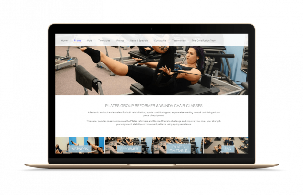 corefusion pilates compressor